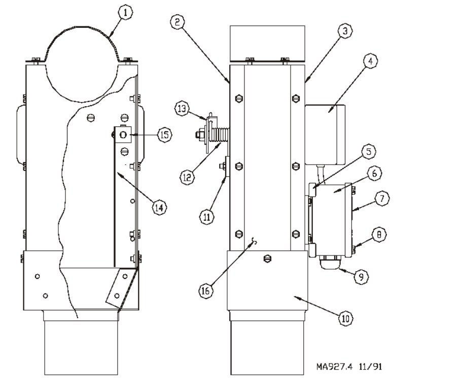 ELECTRIC OUTLET DROP MDL 75 ASSY