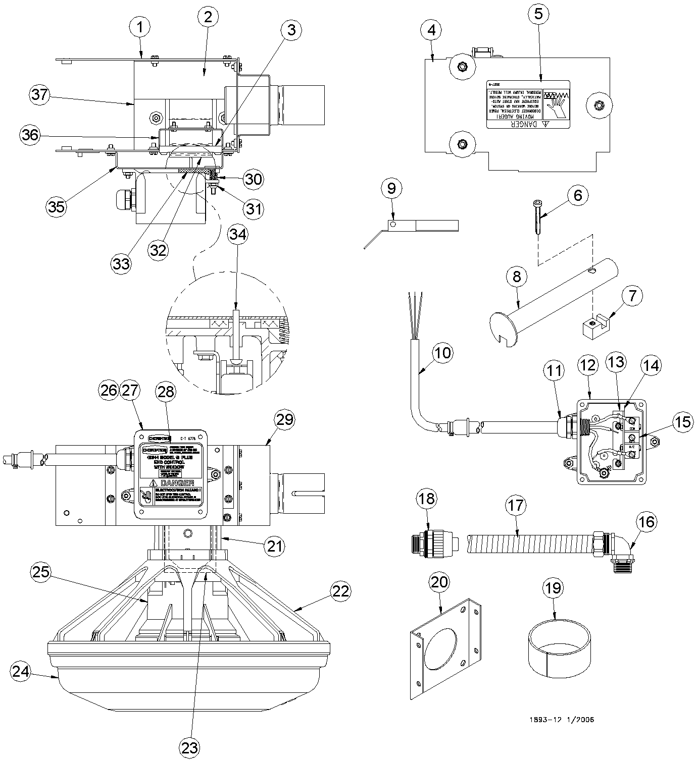 END CONTROL MDL G+ FEEDER 1PH