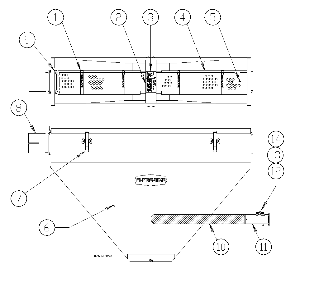 SCREENER ASSY, DEAD END MDL 90