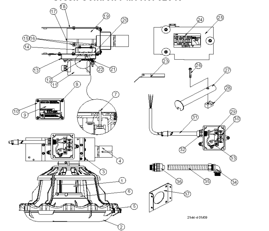 CONTROL END, LIBERTY SILVER, MECHANICAL SWITCH