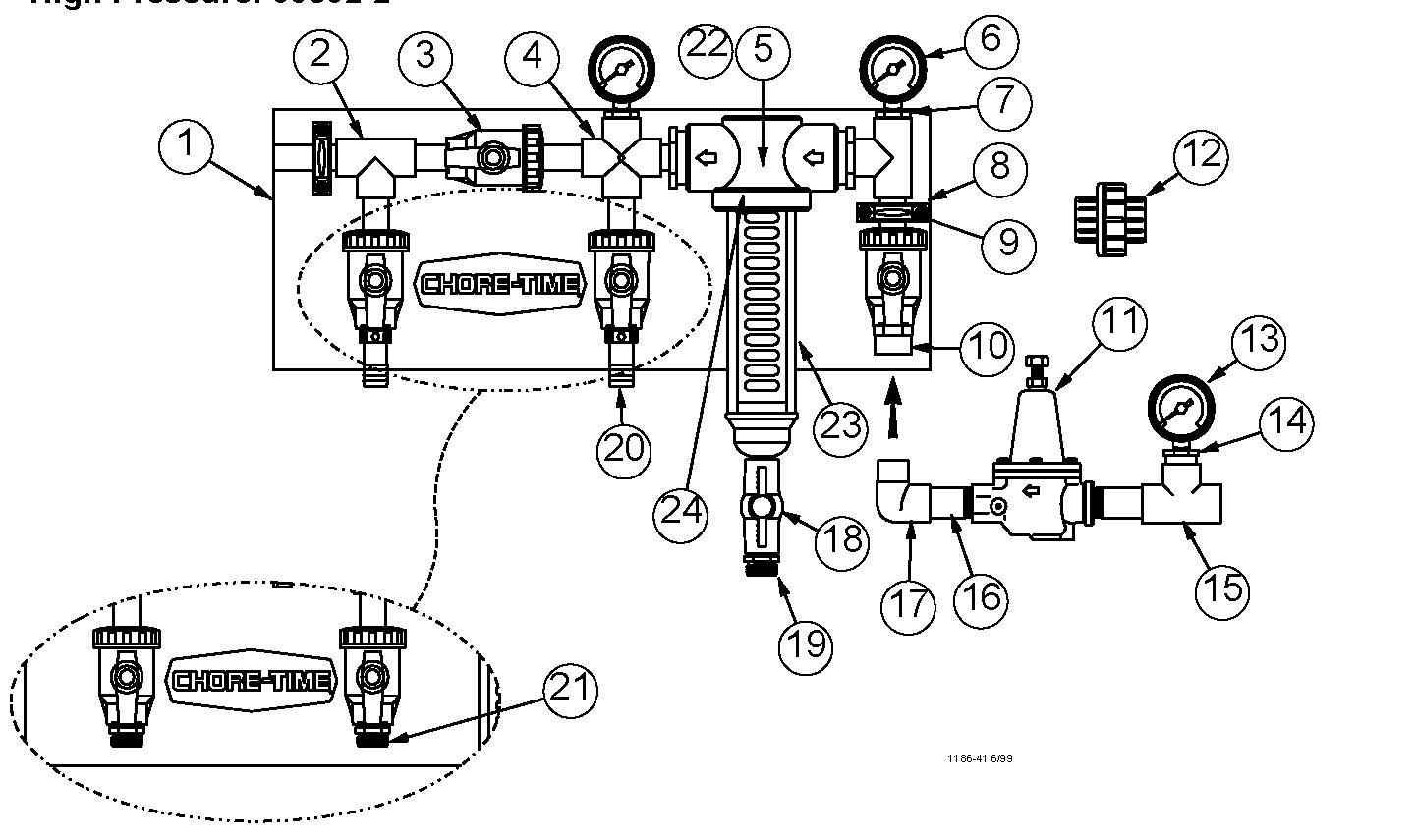 FILTER CONTROL PANEL 5-10 PSI FLUSHABLE