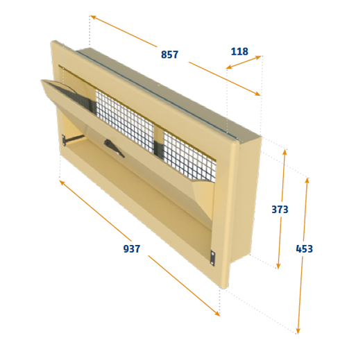 KIT COMPLETO, VENTANA 3000-VFBR-C + TPI-204C + TPI-423