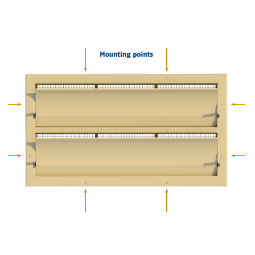 VENTANA TUNEL 1 X 6000-VFG-T + 1 X 6000-VFG-B.