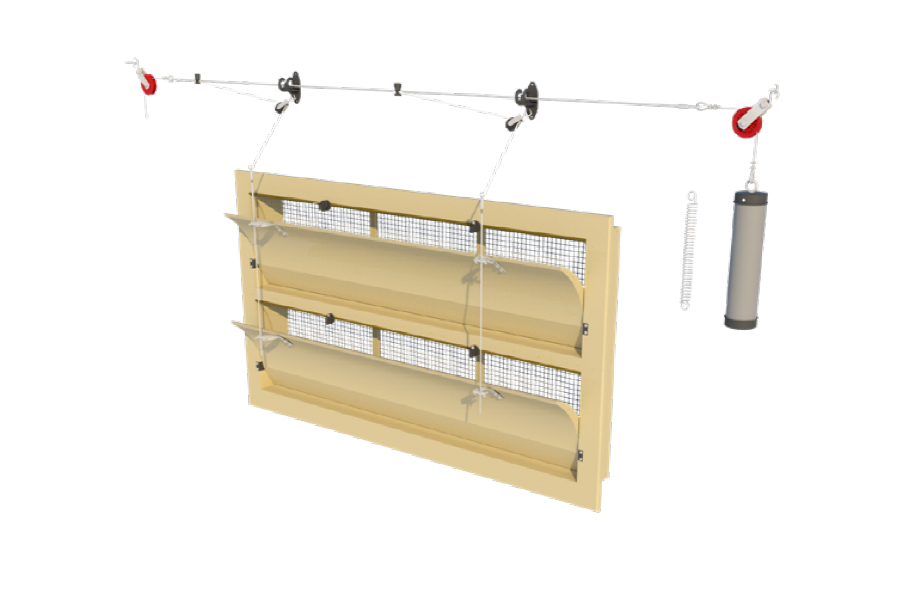 VENTANA TUNEL 1 X 6000-VFG-T-C + 1 X 6000-VFG-B-C.