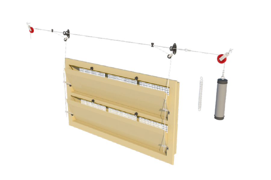 VENTANA TUNEL 1 X 6000-VFR-T + 1 X 6000-VFR-B.