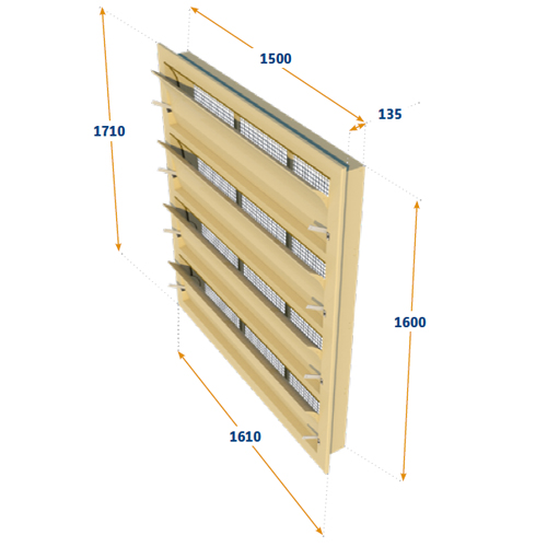 VENTANA TUNEL 1 X 6000-VFR-T + 2 X 6000-VFR-M + 1 X 6000-VFR-B.