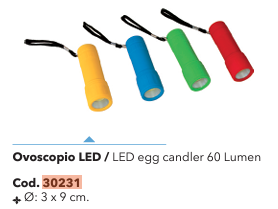 OVOSCOPIO LED 60 LUMEN