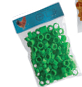 ANILLA PLAST 16MM GALLINAS(100ud)VERDE