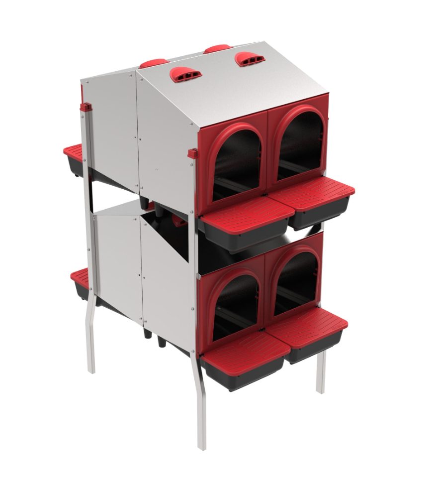 MODULO PONEDERO PLATINUM 8DPT 2PIS 2CAR PONEDERO GALLINAS