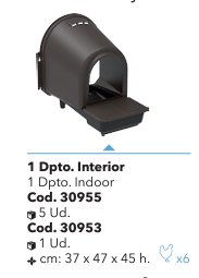 PONEDERO CONFORT INT RECICL(EN CAJA 1UD)