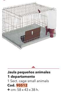 JAULA 1 DPTO. PEQUEÑOS ANIMALES