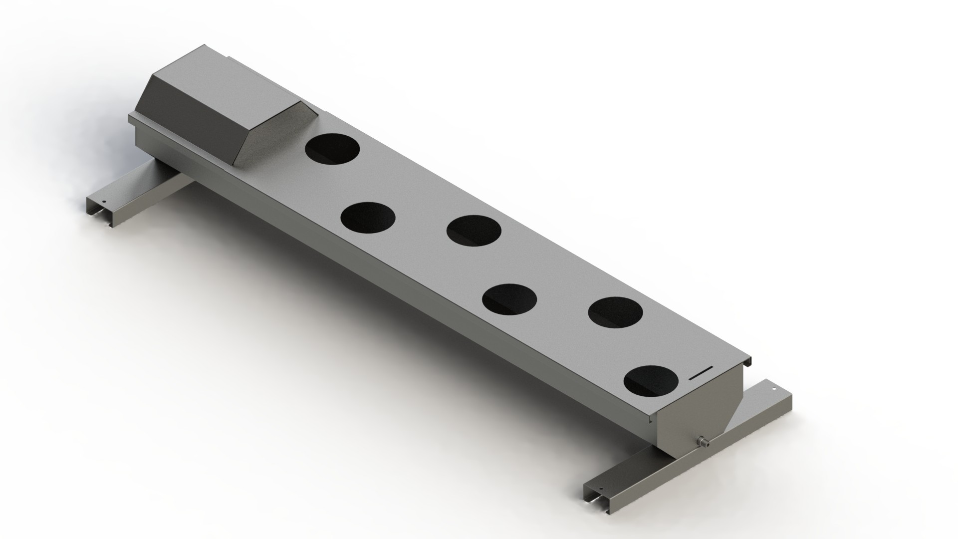 BEBEDERO PORCINO 2M ACERO 115L