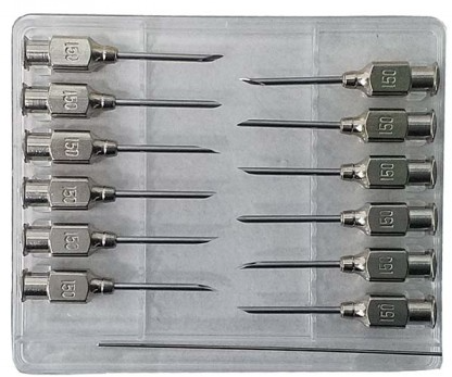 AGUJAS CABEZA CUADRADA L.L.  25 X 15 12 UNIDADES