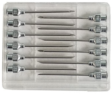 AGUJAS CABEZA CUADRADA L.L.  30 X 18 12 UNIDADES