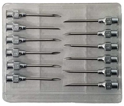 AGUJAS CABEZA CUADRADA L.L.  20 X 20 12 UNIDADES