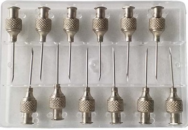 AGUJAS CABEZA REDONDA  L.L.  25 X 12  12 UNIDADES