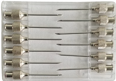 AGUJAS CABEZA REDONDA  L.L.  40 X 14  12 UNIDADES