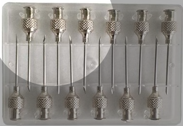 AGUJAS CABEZA REDONDA  L.L.  30 X 16  12 UNIDADES