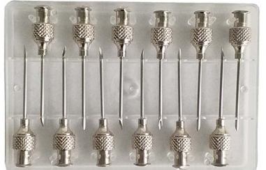 AGUJAS CABEZA REDONDA  L.L.  40 X 16  12 UNIDADES