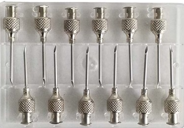 AGUJAS CABEZA REDONDA  L.L.  20 X 18  12 UNIDADES