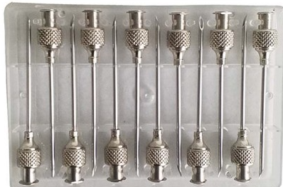 AGUJAS CABEZA REDONDA  L.L.  30 X 18  12 UNIDADES