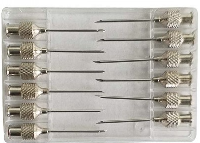 AGUJAS CABEZA REDONDA  L.L.  15 X 20  12 UNIDADES