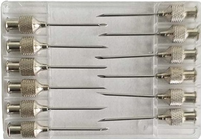 AGUJAS CABEZA REDONDA  L.L.  20 X 20  12 UNIDADES