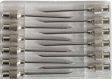 AGUJAS CABEZA REDONDA  L.L.  45 X 20  12 UNIDADES