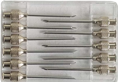 AGUJAS CABEZA REDONDA  L.L.  50 X 23  12 UNIDADES