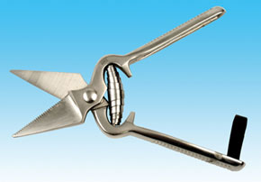 TIJERA CASCOS OVINO METALICA DENTADA