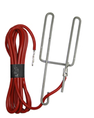 CABLE SIMPLE CON CONEXION INOX  DE ELECTR. A LINEA  ( HILO /CINTA )