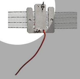 CABLE C/CONEXIÓN ALUM.(C/PALOM.) DE ELECTR. A CINTA 40 MM DE LINEA UN