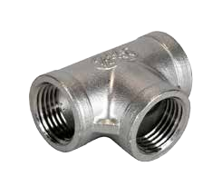 PIEZA FORMA T “INOXIDABLE” 90º   R. 1”