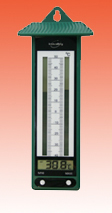 TERMOMETRO MAXI-MINI DIGITAL BAROGRAFO+NUMERICO - PLAST/VERDE