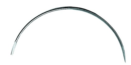 AGUJA SUTURA TRIANGULAR CURVA 12 UNID. Nº 2