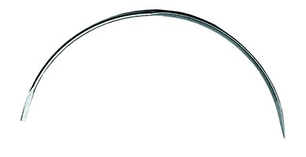 AGUJA SUTURA TRIANGULAR CURVA 12 UNID. Nº 5