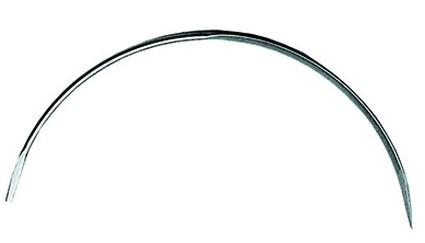 AGUJA SUTURA TRIANGULAR CURVA 12 UNID. Nº 7