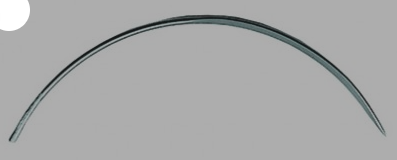 AGUJA SUTURA TRIANGULAR SEMICURVA 12 UN. Nº 2