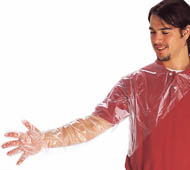 GUANTES-HOMBRERA PLASTICO 50 UNIDADES