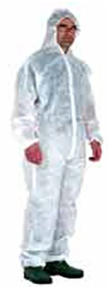 BUZO DESECHABLE FIBRA CON CAPUCHA TALLA L